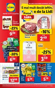 Ziar promoțional Lidl, valabil de la 02.09.2024 până la 08.09.2024.