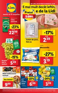 Ziar promoțional Lidl, valabil de la 09.09.2024 până la 15.09.2024.