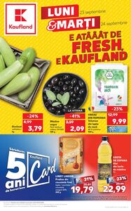 Ziar promoțional Kaufland, valabil de la 23.09.2024 până la 24.09.2024.