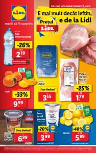 Ziar promoțional Lidl, valabil de la 14.10.2024 până la 20.10.2024.