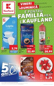 Ziar promoțional Kaufland, valabil de la 18.10.2024 până la 20.10.2024.