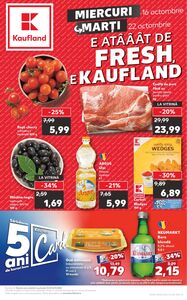 Ziar promoțional Kaufland, valabil de la 2024-10-16 până la 2024-10-22.