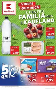 Ziar promoțional Kaufland, valabil de la 2024-10-25 până la 2024-10-27.