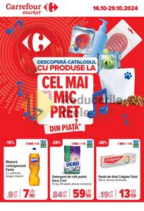 Ziar promoțional Carrefour, valabil de la 2024-10-16 până la 2024-10-29.