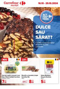 Ziar promoțional Carrefour, valabil de la 16.10.2024 până la 29.10.2024.