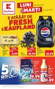 Ziar promoțional Kaufland, valabil de la 2024-10-28 până la 2024-10-29.