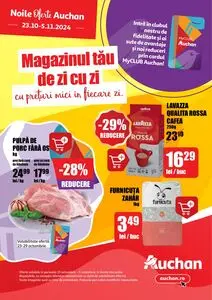 Ziar promoțional Auchan, valabil de la 2024-10-23 până la 2024-11-05.