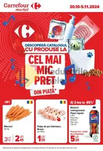 Ziar promoțional Carrefour, valabil de la 2024-10-30 până la 2024-11-05.