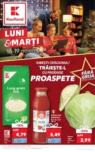 Ziar promoțional Kaufland, valabil de la 2024-11-18 până la 2024-11-19.