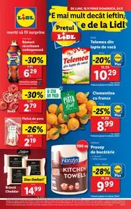 Ziar promoțional Lidl, valabil de la 2024-11-18 până la 2024-11-24.