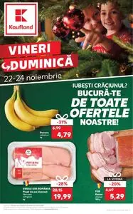 Ziar promoțional Kaufland, valabil de la 2024-11-22 până la 2024-11-24.