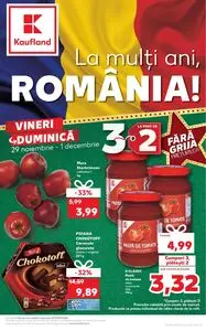 Ziar promoțional Kaufland, valabil de la 2024-11-29 până la 2024-12-01.