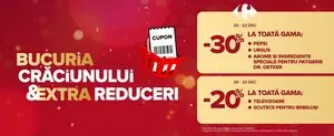 Ziar promoțional Carrefour, valabil de la 2024-12-20 până la 2024-12-22.