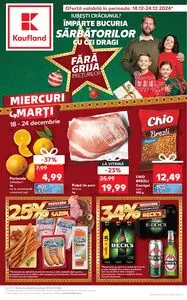 Ziar promoțional Kaufland, valabil de la 2024-12-18 până la 2024-12-24.