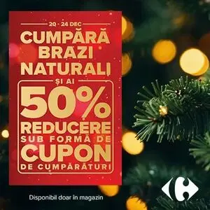 Ziar promoțional Carrefour, valabil de la 2024-12-20 până la 2024-12-24.