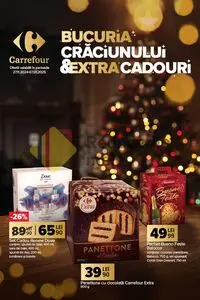 Ziar promoțional Carrefour, valabil de la 2024-11-27 până la 2025-01-07.