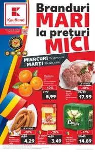 Ziar promoțional Kaufland, valabil de la 2025-01-22 până la 2025-01-28.