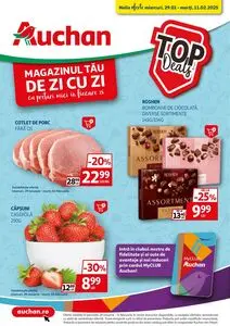 Ziar promoțional Auchan, valabil de la 2025-01-29 până la 2025-02-11.