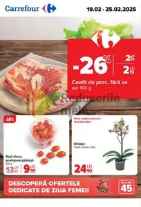 Ziar promoțional Carrefour, valabil de la 2025-02-19 până la 2025-02-25.