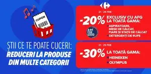 Ziar promoțional Carrefour, valabil de la 2025-02-21 până la 2025-02-25.