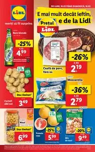 Ziar promoțional Lidl, valabil de la 2025-03-10 până la 2025-03-16.