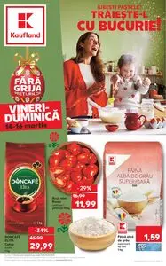 Ziar promoțional Kaufland, valabil de la 2025-03-14 până la 2025-03-16.