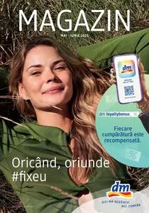Ziar promoțional dm, valabil de la 2025-05-01 până la 2025-06-03.