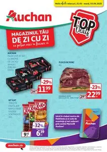 Ziar promoțional Auchan, valabil de la 2025-05-21 până la 2025-06-03.