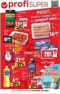 Ziar promoțional Profi, valabil de la 2025-05-28 până la 2025-06-10.