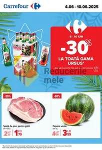 Ziar promoțional Carrefour, valabil de la 2025-06-04 până la 2025-06-10.