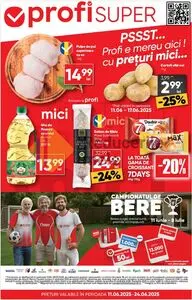 Ziar promoțional Profi, valabil de la 2025-06-11 până la 2025-06-24.