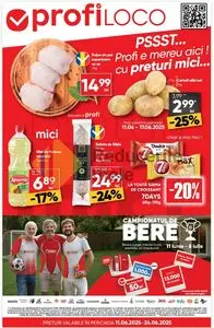 Ziar promoțional Profi, valabil de la 2025-06-11 până la 2025-06-24.