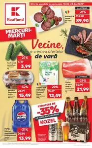 Ziar promoțional Kaufland, valabil de la 2025-06-18 până la 2025-06-24.