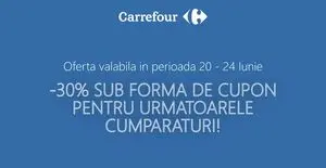Ziar promoțional Carrefour, valabil de la 2025-06-20 până la 2025-06-24.