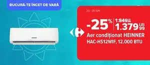 Ziar promoțional Carrefour, valabil de la 2025-06-23 până la 2025-06-25.