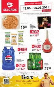 Ziar promoțional Selgros, valabil de la 2025-06-13 până la 2025-06-26.