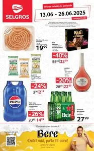 Ziar promoțional Selgros, valabil de la 2025-06-13 până la 2025-06-26.