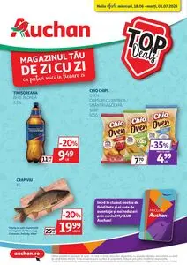 Ziar promoțional Auchan, valabil de la 2025-06-18 până la 2025-07-01.