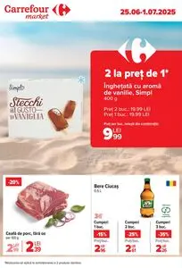 Ziar promoțional Carrefour, valabil de la 2025-06-25 până la 2025-07-01.