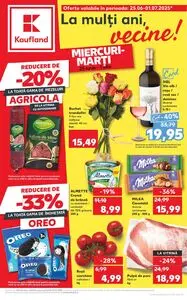 Ziar promoțional Kaufland, valabil de la 2025-06-25 până la 2025-07-01.