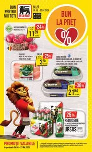 Ziar promoțional Mega Image, valabil de la 2025-06-26 până la 2025-07-02.