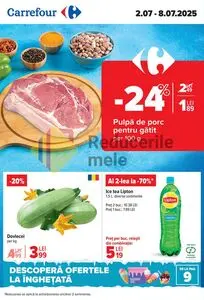 Ziar promoțional Carrefour, valabil de la 2025-07-02 până la 2025-07-08.