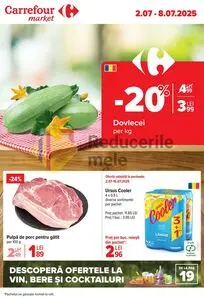 Ziar promoțional Carrefour, valabil de la 2025-07-02 până la 2025-07-08.