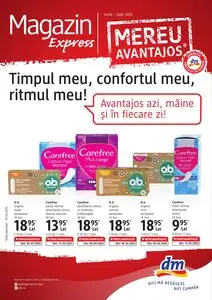 Ziar promoțional dm, valabil de la 2025-06-19 până la 2025-07-15.