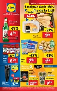 Ziar promoțional Lidl, valabil de la 2025-07-14 până la 2025-07-20.