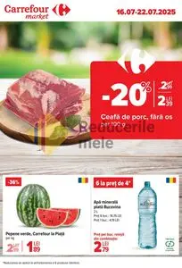 Ziar promoțional Carrefour, valabil de la 2025-07-16 până la 2025-07-22.