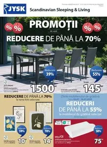 Ziar promoțional Jysk, valabil de la 2025-07-05 până la 2025-07-27.