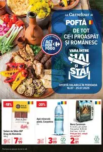 Ziar promoțional Carrefour, valabil de la 2025-07-16 până la 2025-07-29.