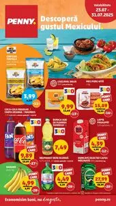 Ziar promoțional Penny Market, valabil de la 2025-07-23 până la 2025-07-31.