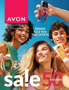 Ziar promoțional Avon, valabil de la 2025-07-01 până la 2025-07-31.